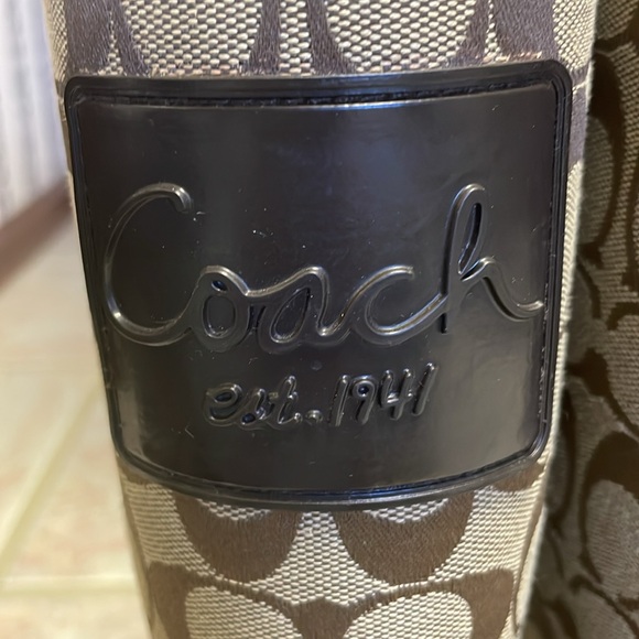 COACH Rain Boots. Size 7. Worn twice! - Picture 7 of 7